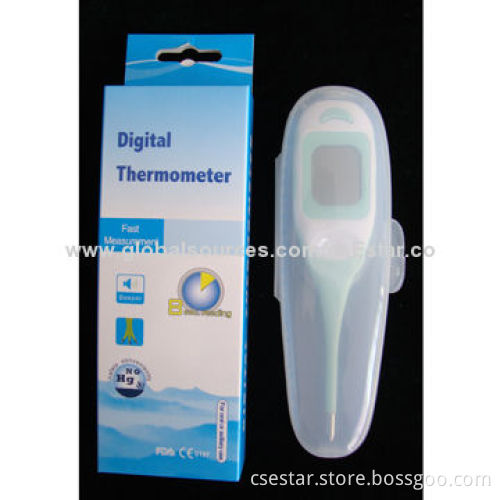 FDA Mark Digital Thermometer, Fast Big Screen, Fast 8-second Measurement Time, Easy to Read